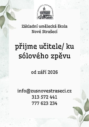 inzerat solovy zpev