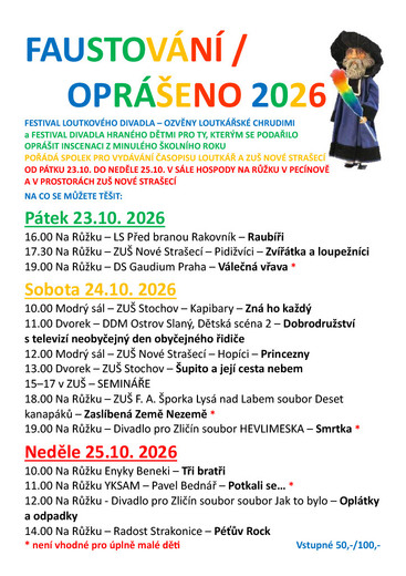 Program Faustovani 2026